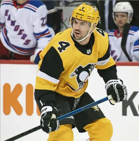  ?? Peter Diana/Post-Gazette ?? The return of defenseman Justin Schultz has contribute­d to a recent scoring burst for the Penguins blue line.