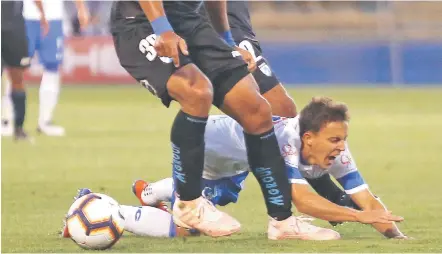  ?? PHOTOSPORT ?? El argentino sufrió un desgarro en el entrenamie­nto de ayer