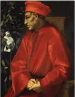  ??  ?? Portrait of Cosimo de' Medici the Elder by Pontormo, c.1518