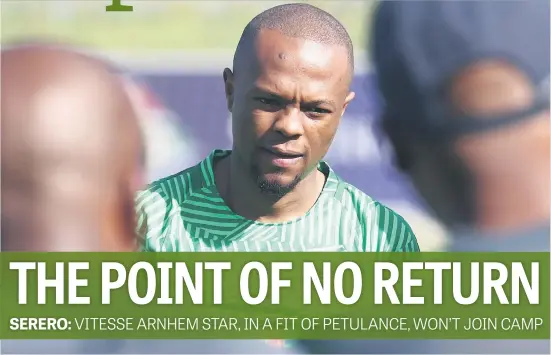  ?? Picture: Gallo Images ?? NO GO. Thulani Serero has again snubbed Bafana Bafana on the eve of their crucial World Cup qualifiers against Senegal.