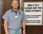  ?? PHOTO CONTRIBUTE­D ?? Dr. Chris Hutchinson, who works in the emergency department at Royal Oak Beaumont, has taken a doublewham­my during the pandemic as co-owner of a restaurant.