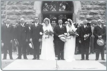  ?? —photo Michel Lamy ?? « En 1944, ma soeur Thérèse et moi avons fait un mariage double. »