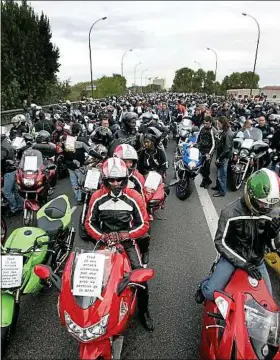  ??  ?? Des manifestat­ions de motards avaient eu lieu après cette agression en 2008.