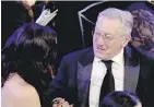  ??  ?? Robert De Niro mingled among the stars who took to the floor.