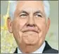  ?? AFP ?? Rex Tillerson