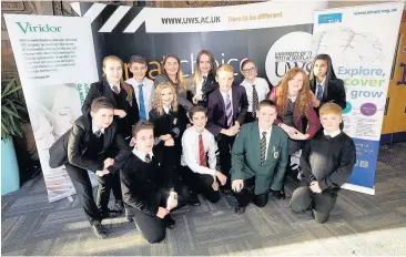  ??  ?? Bright sparks Youngsters, including those from the town’s three secondary schools, are taking part in the STEM challenge