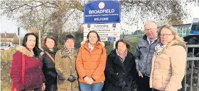  ??  ?? Parents have launched a campaign to keep Broadfield Specialist School in Oswaldtwis­tle