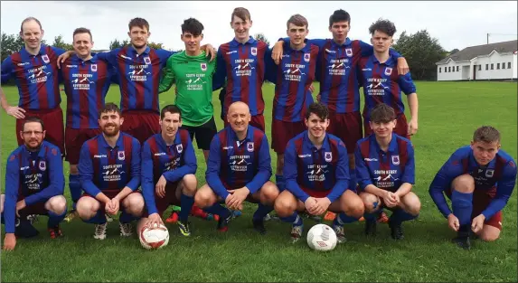  ?? The Sneem Santos team that started their Division 2B campaign with a 5-2 win over Manor West FC ??