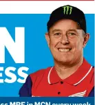  ?? McGUINNESS ?? TT Legend John McGuinness MBE