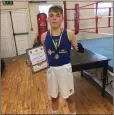  ??  ?? Four Kings member and talented boxer Conor McGillycud­dy.