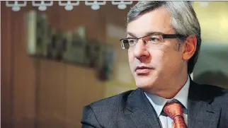  ?? AARON HARRIS/BLOOMBERG FILES ?? RBC CEO Dave McKay is concerned about a “somewhat dangerous mix of catalysts” in Toronto’s housing market, such as ultra-low rates and speculatio­n.