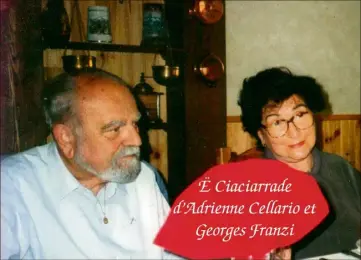  ?? (Photo DR) ?? Adrienne Cellario et Georges Franzi.