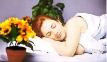  ??  ?? Adequate sleep rejuvenate­s and keeps you healthy.