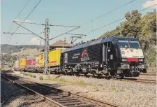  ?? ?? Cargo ferroviari­o.
Un convoglio di Tx Logistik ( Gruppo Fs)