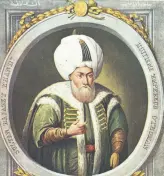  ??  ?? A portrait of Bayezid II by Greek-Ottoman court painter Konstantin Kapıdağlı.