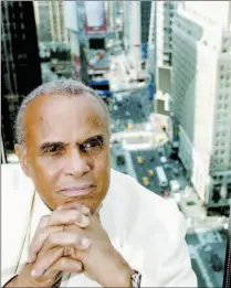 ?? HOWARD SIMMONS / NEW YORK DAILY NEWS ?? Harry Belafonte, who has lived in this luxury apartment for nearly half a century, says he no longer needs so much space.