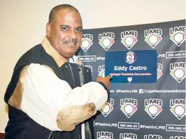  ??  ?? Eddy Castro, manager del equipo, pide a sus jugadores ser cuidadosos.