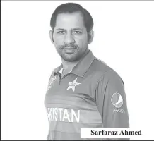  ?? ?? Sarfaraz Ahmed