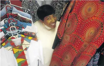  ?? / KABELO MOKOENA ?? Phindile Ndlovu started her business by selling 10 T-shirts. Her business has since grown and she has clients in four provinces.