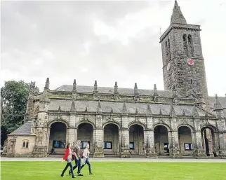  ??  ?? St Andrews University has slipped from 110th to 143rd in the latest World University Rankings compiled by Times Higher Education.