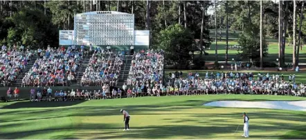  ?? ?? The Masters Tournament at augusta national Golf Club proved a great spectacle for golf. — afp