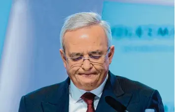  ?? Foto: Johannes Eisele, dpa ?? Winterkorn leitete den VW Konzern von 2007 bis zum September 2015.