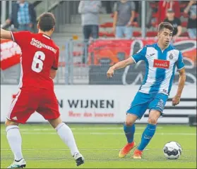  ?? FOTO: RCDE ?? Marc Roca lleva nueve años en el club El canterano jugó 90 minutos ante el Almare