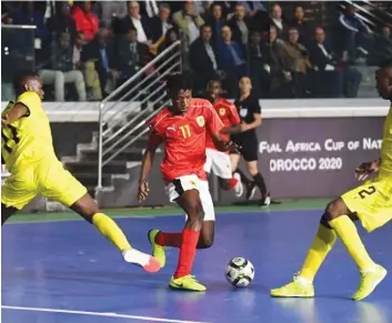  ?? DR ?? Jogadores do “cinco” nacional estão motivados para contrariar o actual campeão africano