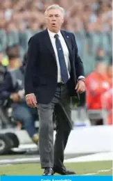  ??  ?? Carlo Ancelotti’s