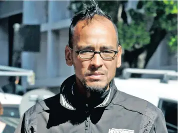  ?? PICTURE: TRACEY ADAMS ?? BITTER PILL: Noughaad Ahmed appeared in Cape Town Magistrate’s Court on charges related to impersonat­ing a pharmacist after he allegedly dispensed medicine.
