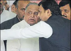  ?? HT FILE ?? Akhilesh could not give Mulayam the promised victory and that set the tone for Yadav family feud’s next edition.