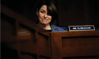  ??  ?? The bill’s co-sponsor Amy Klobuchar: ‘Companies continue to profit off of the personal data they collect from Americans.’ Photograph: James Lawler Duggan/Reuters