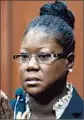  ??  ?? “ABSOLUTELY” the voice belonged to Trayvon Martin, said his mother, Sybrina Fulton.