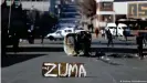  ??  ?? Protests over Jacob Zuma's arrest caused chaos in South Africa