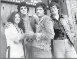  ?? The Comedy Store ?? OWNER OF THE COMEDY STORE Mitzi Shore, left, with Jay Leno, Billy Braver and Ed Bluestone in the 1970s. The Comedy Store was one of the most important showcases for stand-up.