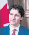  ?? LARS HAGBERG — AFP/GETTY IMAGES ?? Canadian Prime Minister Justin Trudeau criticized U.S. tariffs on Canadian goods, saying, “We’re polite, we’re reasonable, but we also will not be pushed around.”