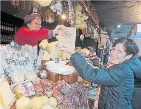  ?? ANDRADE ?? Un clásico. Los fiambres para la picada se destacan en la feria.