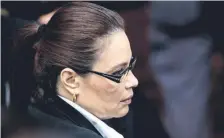  ??  ?? La ex vicepresid­enta guatemalte­ca Roxana Baldetti, durante una audiencia en el juicio de corrupción en su contra, en junio del año pasado.