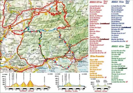  ?? (Repro DR) ?? Les quatre parcours proposés aux coureurs pour cette édition permettron­t à chacun de trouver chaussure à son pied.