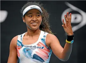  ?? AP ?? Japan’s Naomi Osaka gets the job done against China’s Zheng Saisai in the second round of the Australian Open in Melbourne.