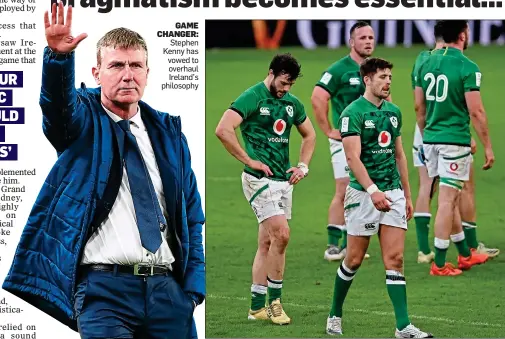  ??  ?? GAME CHANGER: Stephen Kenny has vowed to overhaul Ireland’s philosophy