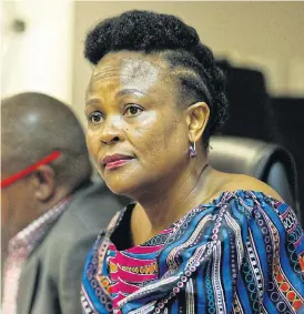  ?? Alaister Russell ?? Case sensitive: Busisiwe Mkhwebane is under scrutiny over her seemingly inconsiste­nt handling of the Estina dairy probe and her investigat­ion into the CR17 campaign. /