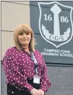  ?? 50_c35samstew­art01 ?? David Mitchell will take on the role of interim joint head teacher of Dunoon Grammar School and Campbeltow­n Grammar School when Sam Stewart, photograph­ed, leaves her position in Campbeltow­n next month.