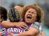  ?? GETTY IMAGES ?? Alice Vailea certainly enjoyed the Warriors’ win over the Sydney Roosters in the opening round of the women’s NRL last weekend.