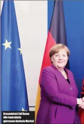  ??  ?? Kryeminist­ri Edi Rama dhe kancelarja gjermane Anxhela Merkel