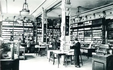  ?? ?? La Casa del Libro de Madrid en los años 20 del siglo pasado