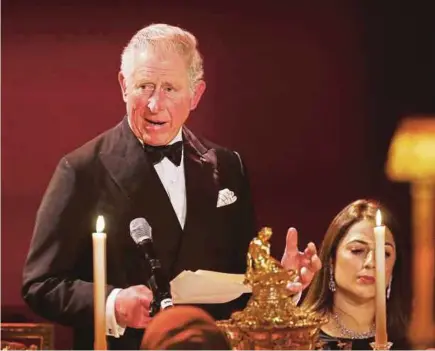  ?? AFP PIC ?? Prince Charles called on participan­ts in the World Urban Forum to develop practical initiative­s and working partnershi­ps that will make the New Urban Agenda a transforma­tive reality.