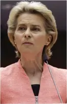  ??  ?? Ursula von der Leyen