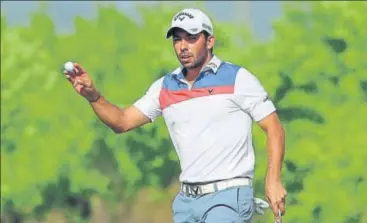 ?? GETTY IMAGES ?? ▪ Spaniard Pablo Larrazabal shot nine birdies to finish tied second on Day 1 of the Hero Indian Open on Thursday.