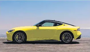  ?? PHOTO: SUPPLIED ?? Coming to our shores . . . The new Nissan Z.